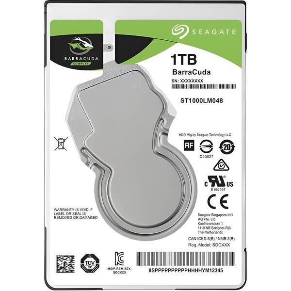 Pevný disk 2,5" Seagate 1TB 

