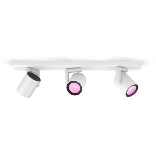 Bodové svítidlo Philips Argenta White and Color Ambiance 3 Spot bílé

