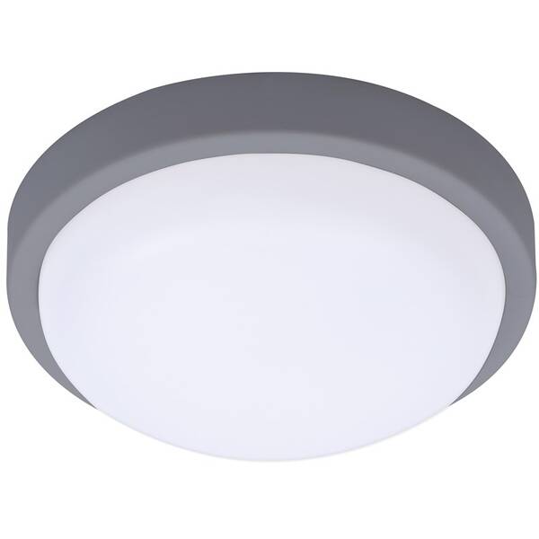 Stropní svítidlo Solight kulaté, 13W, 910lm, 4000K, IP54 šedé

