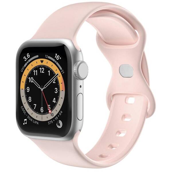 Řemínek Celly silikonový na Apple Watch 42/44/45 mm růžový

