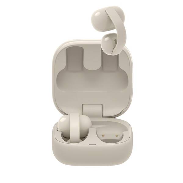 Sluchátka Sony LinkBuds Clip béžová

