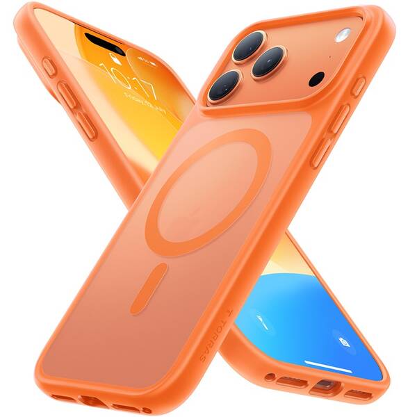 Kryt na mobil Torras Guardian Magnetic na Apple iPhone 17 Pro oranžový

