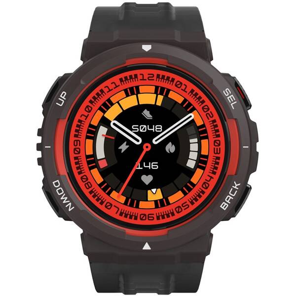 Chytré hodinky Amazfit Active Edge - Lava Black 

