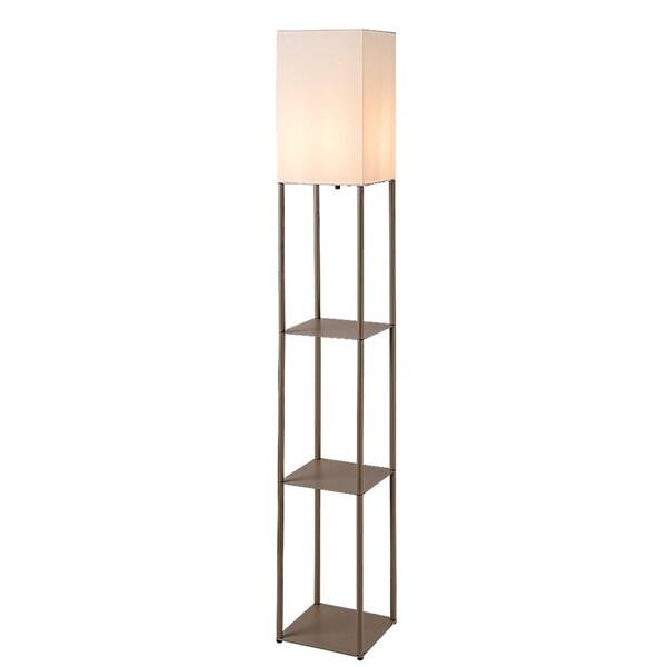 Stojací lampa Rabalux Bronn 74192 šedé/béžové

