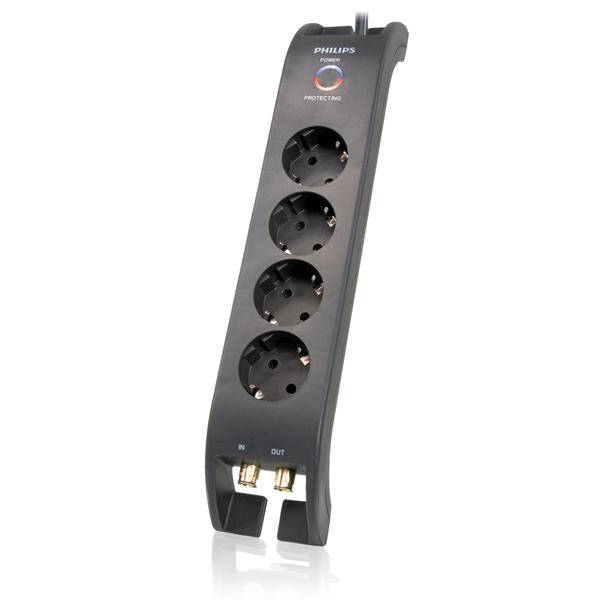 Přepěťová ochrana Philips SPN5044B/60, 2 m, 4 zásuvky 

