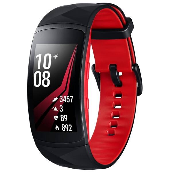 Fitness náramek Samsung Gear Fit2 Pro vel. L černý/červený

