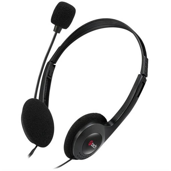 Headset C-Tech MHS-03E černý

