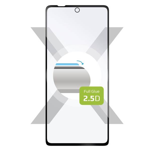 Tvrzené sklo FIXED Full-Cover na Motorola Edge 30 Pro 5G černé

