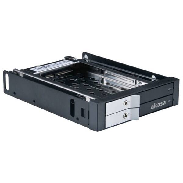 Rámeček AKASA Lokstor M21 2 x 2.5" SSD/SATA HDD Dock in 3.5" PC Bay černý


