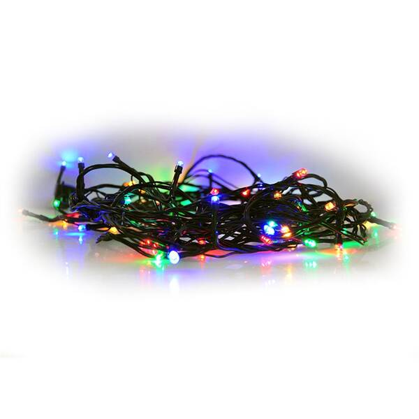 Vánoční osvětlení Solight řetěz, 200 LED, 20+5m, 8 funkcí, časovač, multicolor 

