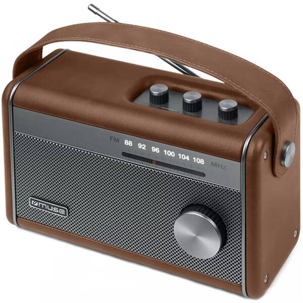 Radiopřijímač MUSE M-098BR hnědý

