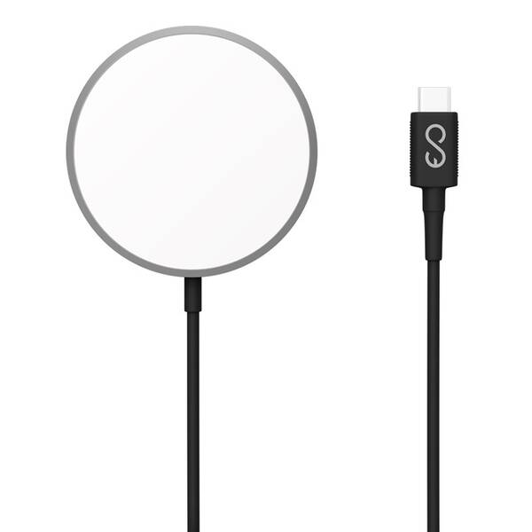 Bezdrátová nabíječka Epico s Magsafe, 15 W šedá

