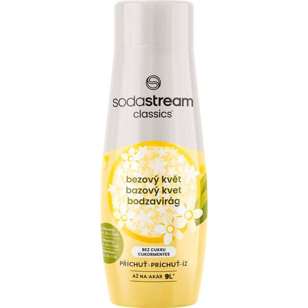 Příchuť pro perlivou vodu SodaStream Bezinka Zero 440 ml 

