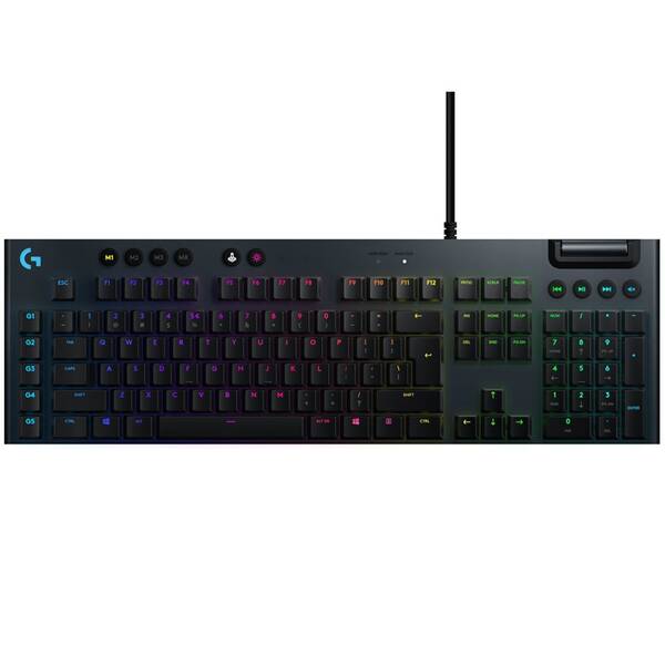 Klávesnice Logitech G815 Lightsync RGB, Tactile, US černá

