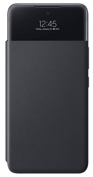 Pouzdro na mobil flipové Samsung S View Wallet Cover na Galaxy A53 5G černé

