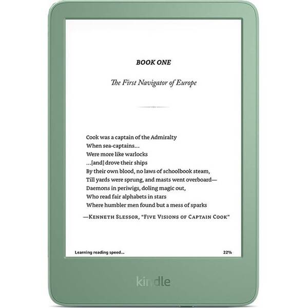 Čtečka e-knih Amazon Kindle 2024 16 GB - s reklamou zelená

