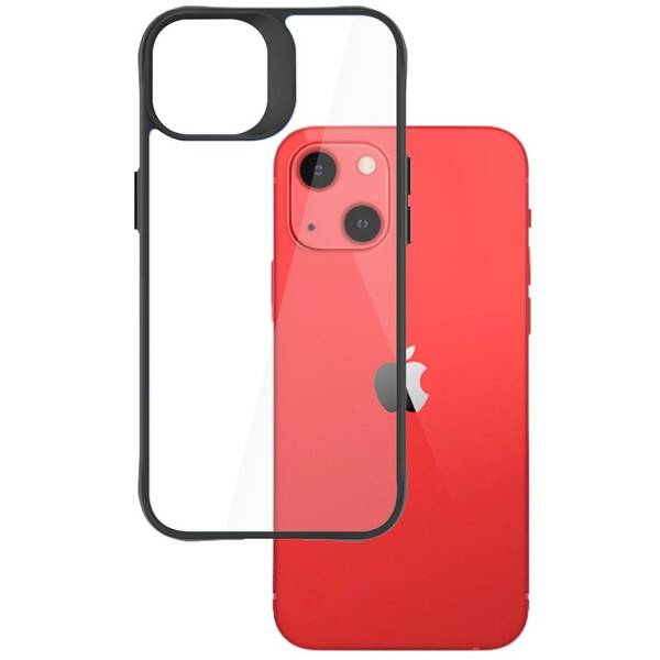 Kryt na mobil 3mk Satin Armor Case+ na Apple iPhone 13 černý/průhledný

