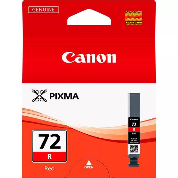 Inkoustová náplň Canon PGI-72 R, 1045 stran červená

