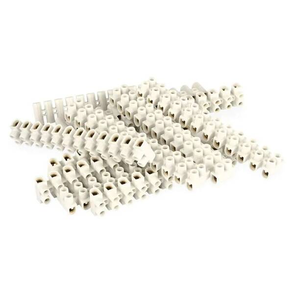 Svorkovnice EMOS ŠROUB. 12 PRV. 4–6MM2 41A/450V 10KS bílá

