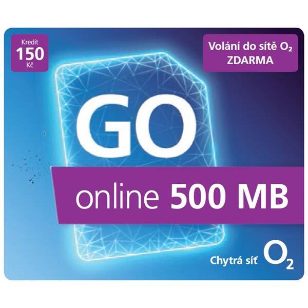 SIM karta O2 GO online 

