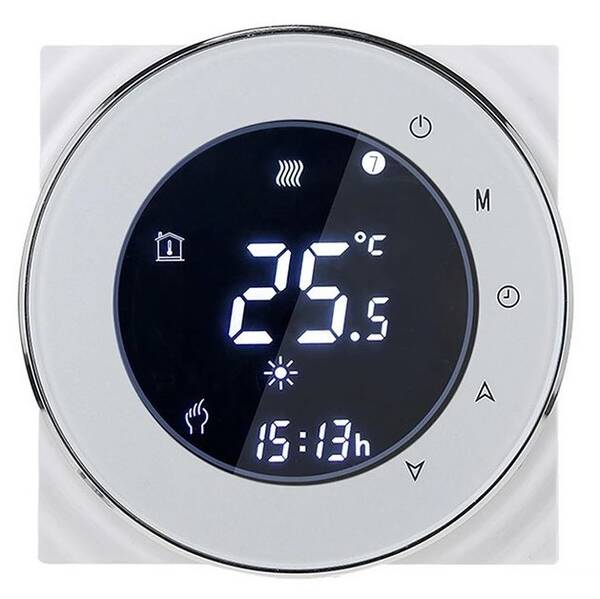 Termostat iQtech SmartLife GBLW-W, WiFi termostat pro podlahové vytápění bílý

