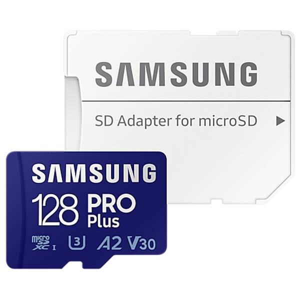 Paměťová karta Samsung 128GB UHS-I U3 (160R/120W) + SD adaptér 

