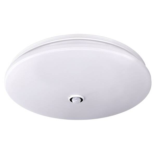 Stropní svítidlo Solight Plain s PIR sensorem, 18W, 1260lm, 3000K, kulaté, 33cm bílé

