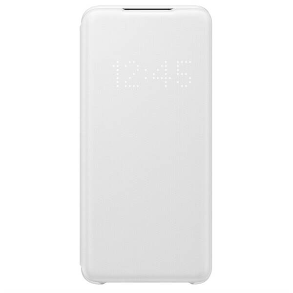 Pouzdro na mobil flipové Samsung LED View na Galaxy S20 bílé

