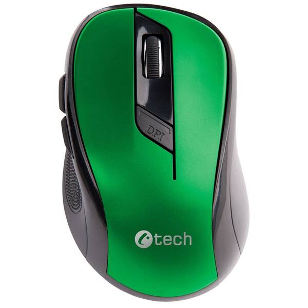 Myš C-Tech WLM-02 černá/zelená

