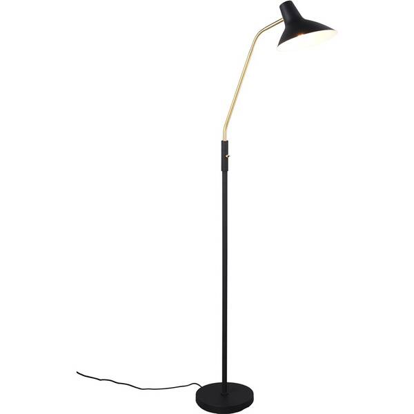 Stojací lampa TRIO TRAVELLER, E27 zlatá

