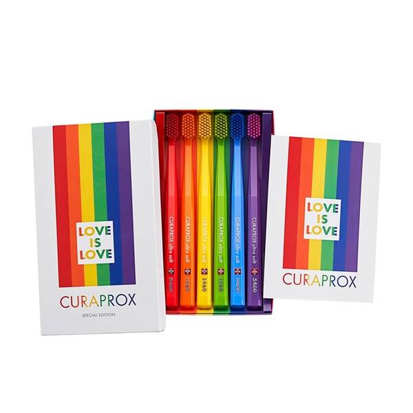Sada zubních kartáčků CURAPROX CS 5460 RAINBOW Special Edition (6 ks) 

