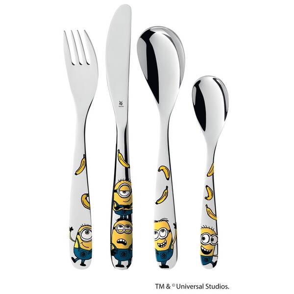 Dětský příbor WMF Minions, 4 ks 

