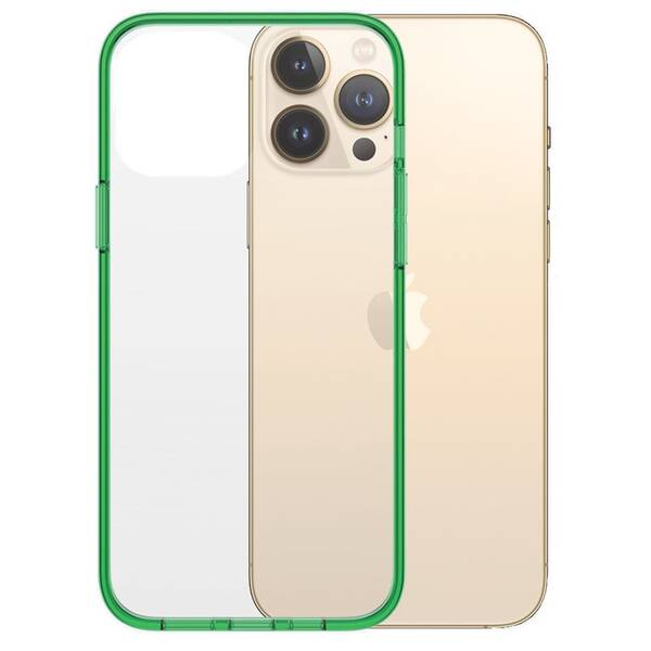 Kryt na mobil PanzerGlass ClearCaseColor na Apple iPhone 13 Pro Max zelený/průhledný

