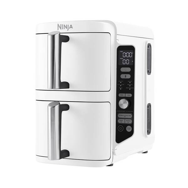 Fritéza horkovzdušná Ninja SL400EUWH Foodie Double Stack XL 9,5 l bílá

