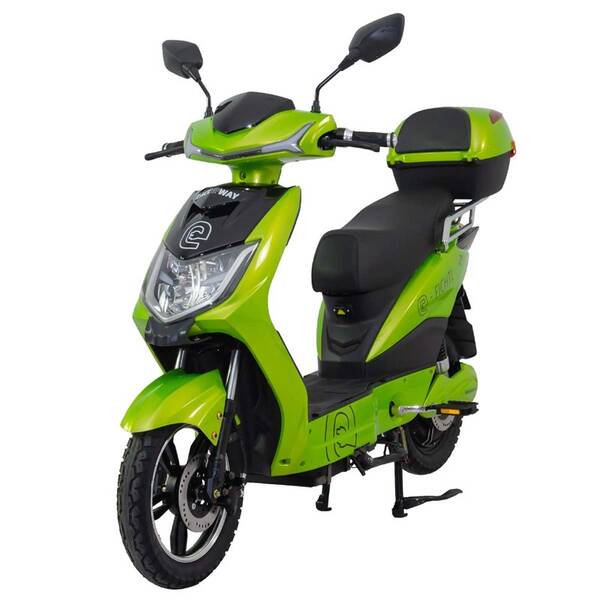 Elektroskútr RACCEWAY E-FICHTL sv.zelený-metalický  12Ah 


