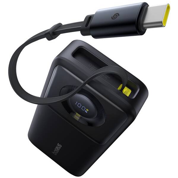 Powerbanka Baseus Qpow2 20000mAh 65W s kabelem USB-C černá

