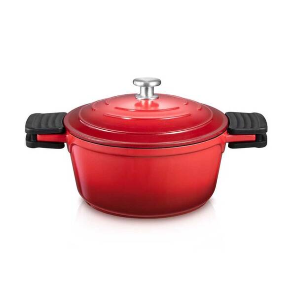 Kastrol s poklicí Tescoma 20 cm, 2,7 l červená

