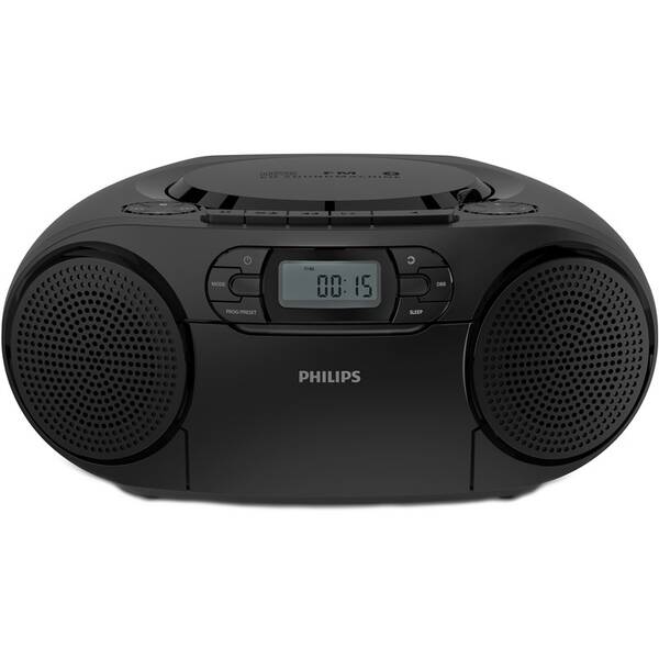Radiomagnetofon s CD Philips TAZ2200 černý

