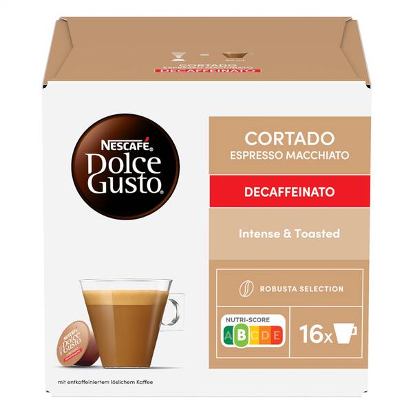 Kapsle pro espressa NESCAFÉ Cortado Decaffeinato (16 ks) 

