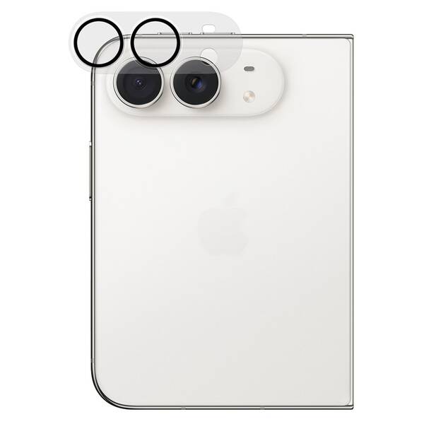 Ochranné sklo čočky fotoaparátu UNUM UNUM Sapphire Shield AntiReflective Lens & Island Protector na Apple iPhone Duo průhledné

