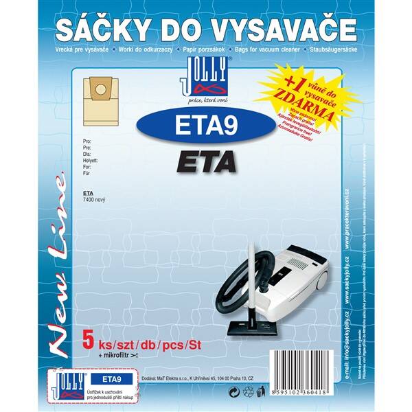 Sáčky do vysavače Jolly ETA 9 (5 ks) 

