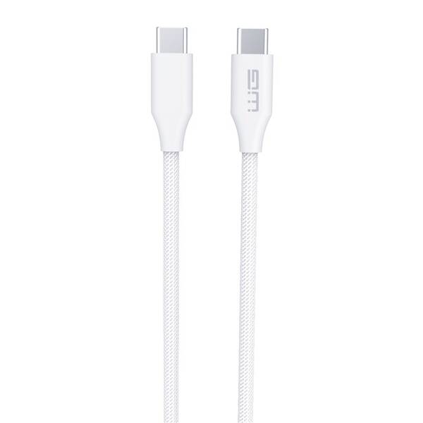 Kabel WG USB-C/USB-C, 60W, 2m bílý

