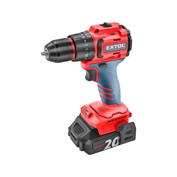 Vrtací šroubovák Extol Premium 8891808 (s baterií) 


