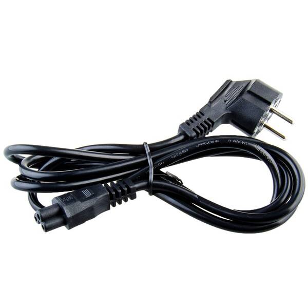 Kabel Avacom pro notebookové zdroje, 1,8m černý

