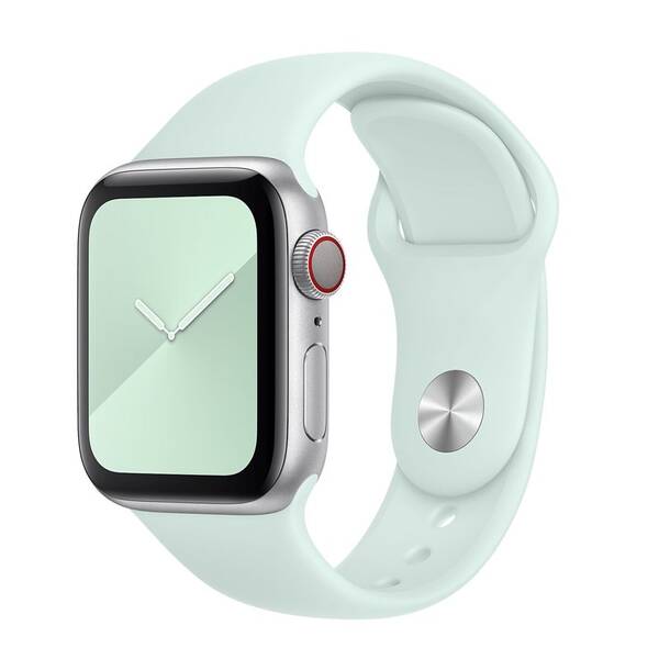 Řemínek FIXED Silicone Strap na Apple Watch 42/44/45/49 mm - světlě zelený 

