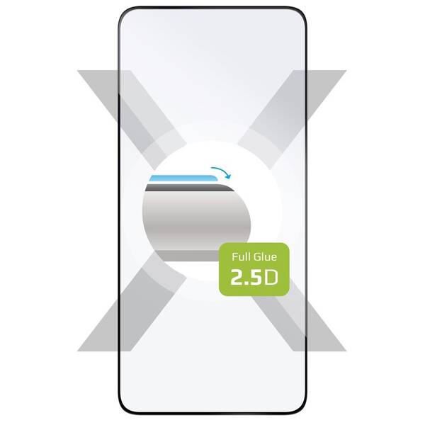 Tvrzené sklo FIXED Full-Cover na Samsung Galaxy S22+ 5G s podporou čtečky v displeji černé


