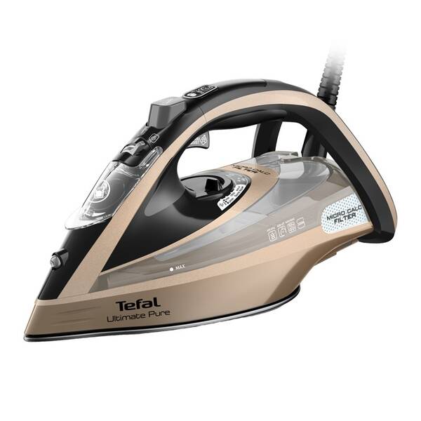 Žehlička Tefal Ultimate Pure FV9852E0 černá/zlatá

