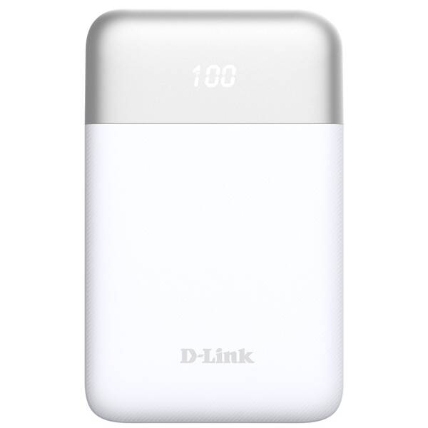 Powerbanka D-Link DPP-101 10000 mAh + kabel USB-C/USB-C bílá

