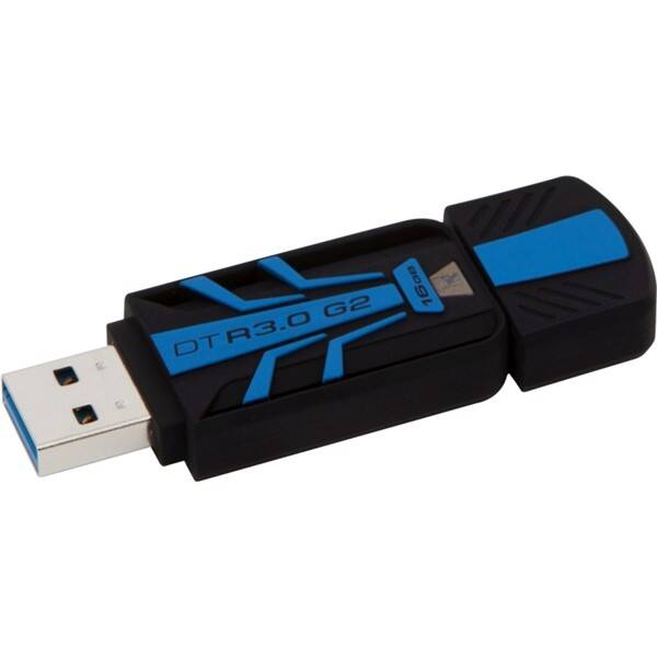 USB Flash Kingston 16GB černý/modrý


