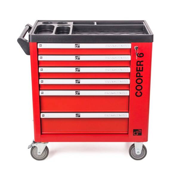 Dílenský vozík G21 Cooper 6 red 

